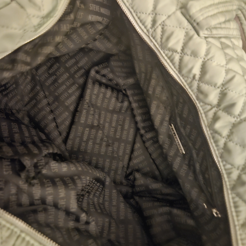 Steve Madden Light Gree  Quilted Bag - Picture 2 of 5